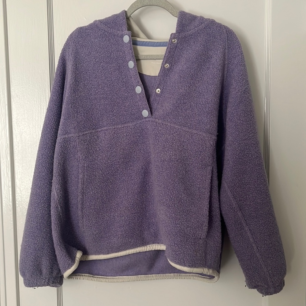 Outdoor Voices Megafleece Snap Up Hoodie